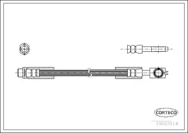 Тормозной шланг CORTECO купить