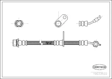 Тормозной шланг CORTECO купить