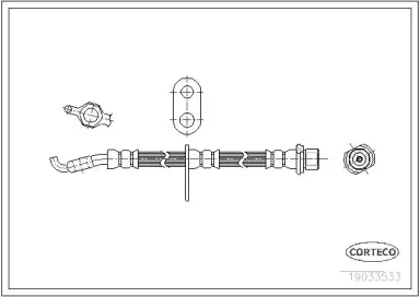 Тормозной шланг CORTECO купить