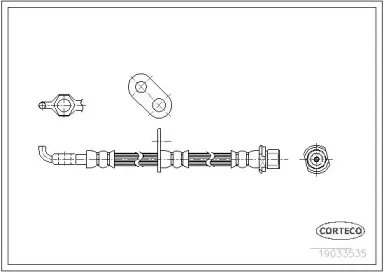 Тормозной шланг CORTECO купить