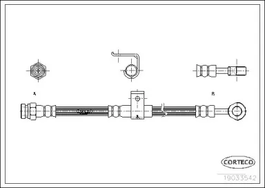 Тормозной шланг CORTECO купить