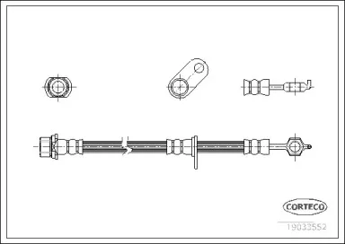 Тормозной шланг CORTECO купить