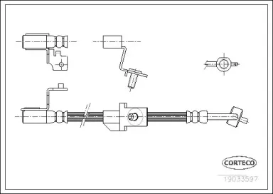 Тормозной шланг CORTECO купить