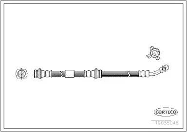 Тормозной шланг CORTECO купить