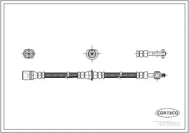 Тормозной шланг CORTECO купить
