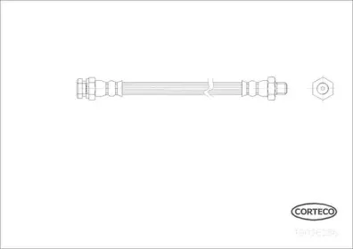 Тормозной шланг CORTECO купить
