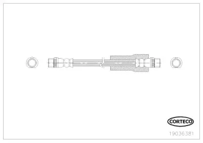 Тормозной шланг CORTECO купить