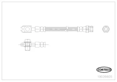 Тормозной шланг CORTECO купить