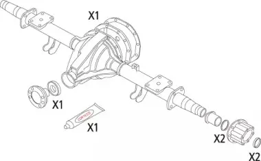 Комплект прокладок, дифференциал CORTECO купить