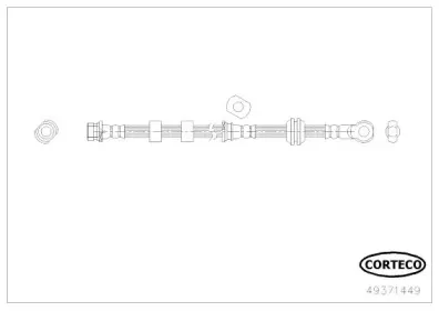 Тормозной шланг CORTECO купить