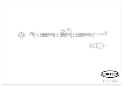 Тормозной шланг CORTECO купить