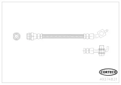 Тормозной шланг CORTECO купить