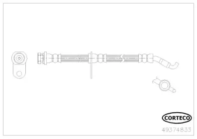 Тормозной шланг CORTECO купить
