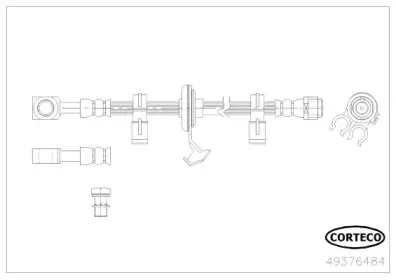 Тормозной шланг CORTECO купить