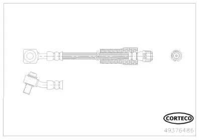 Тормозной шланг CORTECO купить