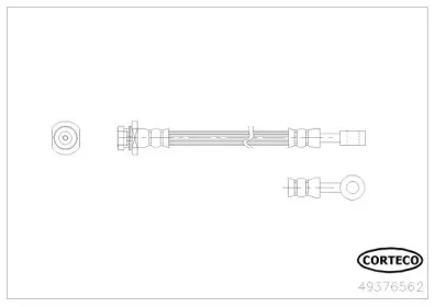 Тормозной шланг CORTECO купить