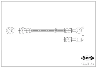 Тормозной шланг CORTECO купить
