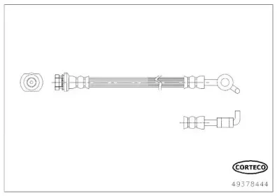 Тормозной шланг CORTECO купить