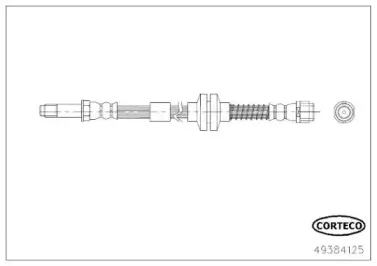 Тормозной шланг CORTECO купить