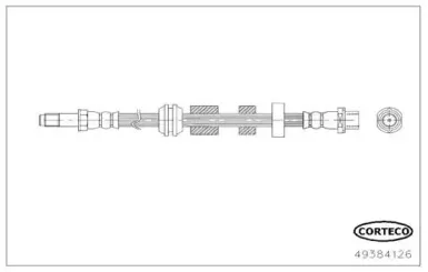 Тормозной шланг CORTECO купить