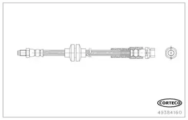 Тормозной шланг CORTECO купить