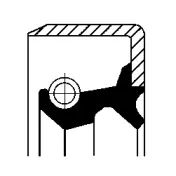 Уплотняющее кольцо вала, топливный насос высокого давления CORTECO купить