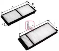 Фильтр, воздух во внутренном пространстве SOFIMA купить