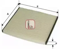 Фильтр, воздух во внутренном пространстве SOFIMA купить