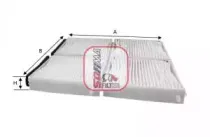 Фильтр, воздух во внутренном пространстве SOFIMA купить