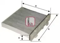 Фильтр, воздух во внутренном пространстве SOFIMA купить
