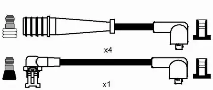 Комплект проводов зажигания NGK купить