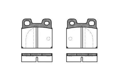 Комплект тормозных колодок, дисковый тормоз ROADHOUSE купить