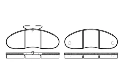 Комплект тормозных колодок, дисковый тормоз ROADHOUSE купить