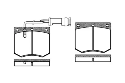 Комплект тормозных колодок, дисковый тормоз ROADHOUSE купить