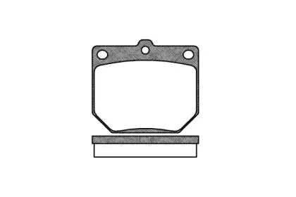 Комплект тормозных колодок, дисковый тормоз ROADHOUSE купить