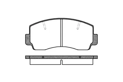 Комплект тормозных колодок, дисковый тормоз ROADHOUSE купить