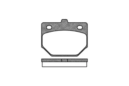 Комплект тормозных колодок, дисковый тормоз ROADHOUSE купить