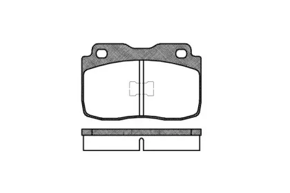 Комплект тормозных колодок, дисковый тормоз ROADHOUSE купить