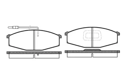 Комплект тормозных колодок, дисковый тормоз ROADHOUSE купить