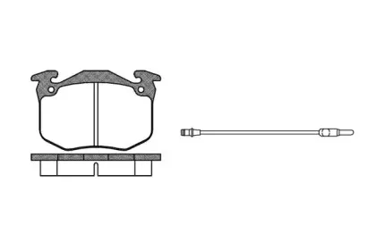 Комплект тормозных колодок, дисковый тормоз ROADHOUSE купить