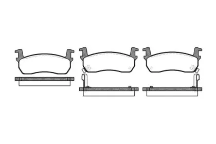 Комплект тормозных колодок, дисковый тормоз ROADHOUSE купить