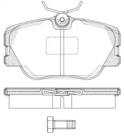 Комплект тормозных колодок, дисковый тормоз ROADHOUSE купить
