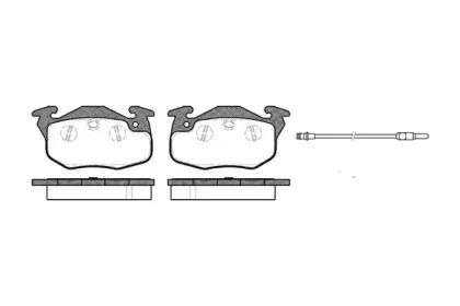 Комплект тормозных колодок, дисковый тормоз ROADHOUSE купить