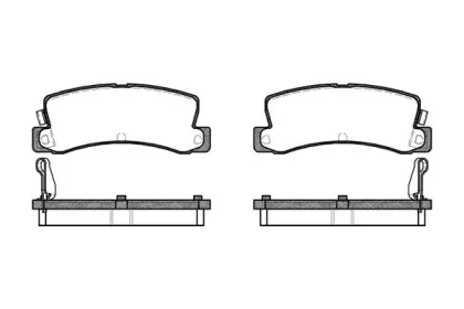Комплект тормозных колодок, дисковый тормоз ROADHOUSE купить