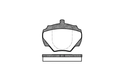 Комплект тормозных колодок, дисковый тормоз ROADHOUSE купить