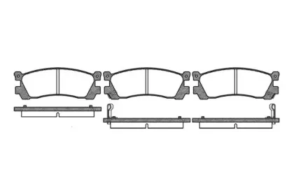 Комплект тормозных колодок, дисковый тормоз ROADHOUSE купить