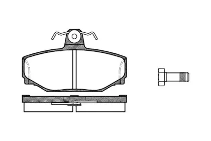 Комплект тормозных колодок, дисковый тормоз ROADHOUSE купить