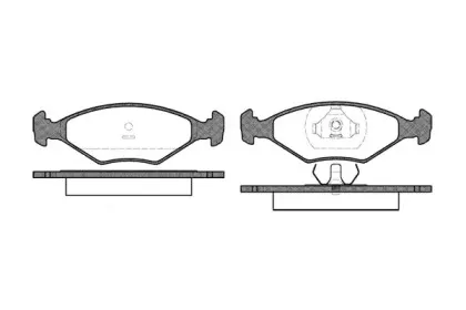 Комплект тормозных колодок, дисковый тормоз ROADHOUSE купить