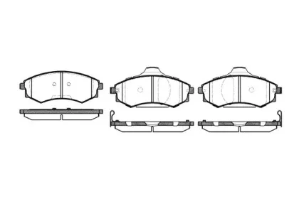 Комплект тормозных колодок, дисковый тормоз ROADHOUSE купить