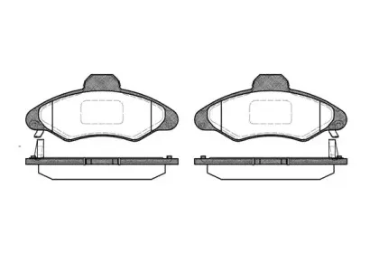 Комплект тормозных колодок, дисковый тормоз ROADHOUSE купить